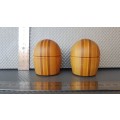 Vintage! - New Zealand Timber Arts - Salt And Pepper Shakers