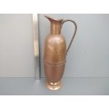 Vintage!  Elegant Copper Jug / Ewer With Handle