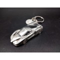 Fantastically Sleek! Enzo Ferrari Model Car Shell V-Power Keyring Key Chain  (10.5cm x 2.5cm)