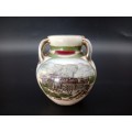 Vintage! Glazed Porcelain Souvenir  - House of Assembly, Cape Town - Gemma - Transfer Vase