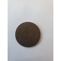 1918 British One Penny Coin