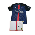 Autographed By PSG Paris Full First Team Squad 2016 Home Jersey Hand Signed By 24 PSG Stars With COA