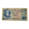 1974 South Africa R2 Note TW De Jongh - 2nd Issue - Two Rand