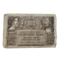 1918 Germany 100 Mark Note  Darlehnskasse Ost  4 April 1918