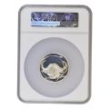 2001 South Africa Two Ounce Silver Big 5 Water Buffalo 2oz Silver Coin NGC Graded PF67 Proof