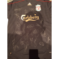 2010/2011 Autographed Liverpool Jersey Signed By Full first Team Squad including Gerrard and Torres