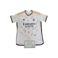 Autographed Football Jersey Real Madrid 2022-2023 Home Jersey Hand Signed By Most First Team Stars