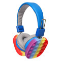 Bluetooth Pop-it Headphones V5.0 Stylish Fidget Pop It Design - Comfortable Headphones -