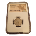 Ancient Coin Roman Empire Double Denarius Herennius Etruscus Issued Caeser Year AD 251 Ngc Graded XF