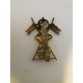 WW1 12th Royal Lancers Cap Badge Bi-Metal