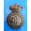 7th Queens Own Hussars Cap Badge Bi -Metal Two Lugs Size 42mm x 28mm