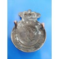 7th Queens Own Hussars Cap Badge Bi -Metal Two Lugs Size 42mm x 28mm