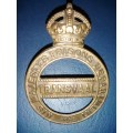 His Majesty's Prison Department-Transvaal Cap Badge 1908-1913-Size 65mm x 45mm  (Owen 1942)