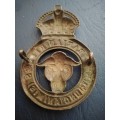 Kaffrarian Rifles Black Metal Cap Badge Worn 1902-1914 Rare Badge