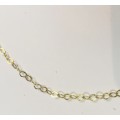 9K solid  9 carat  Gold,  Anchor bracelet Cm 19 long
