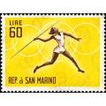 San Marino - year 1963-  unmounted   set  of 10 val -Olympic games