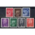 Vatican  -----year 1947 Airmail ----unmounted complete set of 7 ------S.G. 130/6 MNH