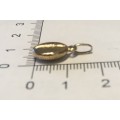9K solid  9 carat Gold , stunning imported charm -Coffee bean
