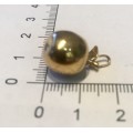 9K solid  9 carat yellow  Gold , stunning imported charm - Apple
