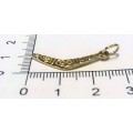 9K solid  9 carat Gold , stunning imported charm - Boomerang