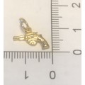 9K solid  9 carat Gold- stunning imported charm - Small revolver