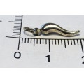 9K solid  9 carat Gold , stunning imported charm ------Lucky small horn