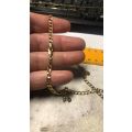 9K  - 9 carat solid Gold - Supreme square  3.7 mm. wide ,Gents necklace 55 cm. long -