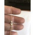 9  carat  ----Imported Fine Gold Curb necklace    ----      cm 42 ---clearance item
