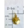 9K solid  9 carat yellow  Gold , stunning imported charm -satin Ladybird