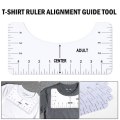 4pcs TShirt Alignment ruler set