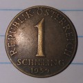 1959 - 1 SHILLING - AUSTRIA