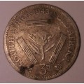 1943 - TICKEY/THREEPENCE/ 3d - SOUTH AFRICA