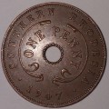 1947 - 1 PENNY - SOUTHERN RHODESIA