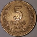 1982 - 5 PESOS - CHILE