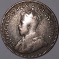 1924 - HALF SHILLING COIN - EAST AFRICA