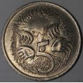 1966 - 5 CENT COIN - AUSTRALIA  [SPINY ANTEATER - ECHIDNA]