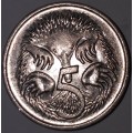 1991 - 5 CENT COIN - AUSTRALIA [SPINY ANTEATER - ECHIDNA]