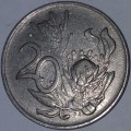 1975 - 20 CENT COIN - SOUTH AFRICA