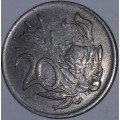 1976 - 20 CENT COIN - SOUTH AFRICA