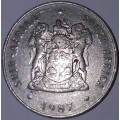 1987 - 20 CENT COIN - SOUTH AFRICA
