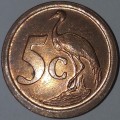 1990 - 5 CENT COIN - SOUTH AFRICA