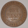1933 - ONE PENNY - AUSTRALIA - 1 PENNY