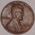 1964 D - 1 CENT - LINCOLN MEMORIAL CENT (PENNY) - ONE CENT - DENVER MINT - USA