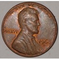 1964 D - 1 CENT - LINCOLN MEMORIAL CENT (PENNY) - ONE CENT - DENVER MINT - USA