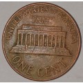 1965 - 1 CENT - LINCOLN MEMORIAL CENT (PENNY) - ONE CENT - PHILADELPHIA MINT - USA