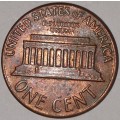 1969 D - 1 CENT - LINCOLN MEMORIAL CENT (PENNY) - ONE CENT - DENVER MINT - USA