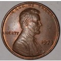 1973 - 1 CENT - LINCOLN MEMORIAL CENT (PENNY) - ONE CENT - PHILADELPHIA MINT - USA