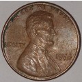 1974 - 1 CENT - LINCOLN MEMORIAL CENT (PENNY) - ONE CENT - PHILADELPHIA MINT - USA