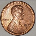 1977 D - 1 CENT - LINCOLN MEMORIAL CENT (PENNY) - ONE CENT - DENVER MINT - USA
