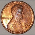 1978 D - 1 CENT - LINCOLN MEMORIAL CENT (PENNY) - ONE CENT - DENVER MINT - USA